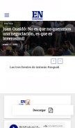 How elnacional.com looks like on a mobile device such as an iPhone.