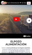 How elpozo.com looks like on a mobile device such as an iPhone.