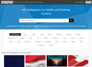 How elsetge.cat looks like on a tablet such as an iPad.