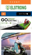 How elstrong.co.in looks like on a mobile device such as an iPhone.
