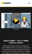 How emaint.com looks like on a mobile device such as an iPhone.