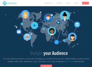 How embed.ly looks like on a tablet such as an iPad.
