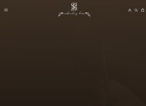 How embroideryhoop.shop looks like on a tablet such as an iPad.