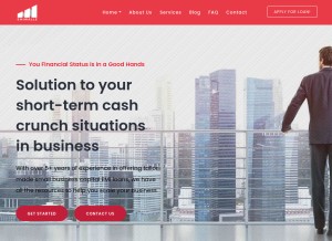How emiwalle.com looks like on a tablet such as an iPad.