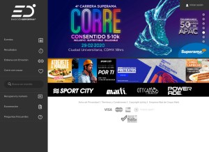 How emociondeportiva.com looks like on a tablet such as an iPad.