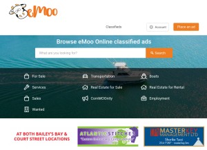 How emoo.bm looks like on a tablet such as an iPad.
