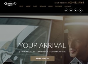 How empirecls.com looks like on a tablet such as an iPad.
