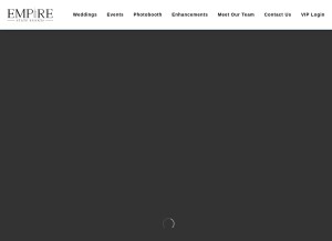 How empirestateevents.com looks like on a tablet such as an iPad.