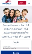 How empower-retirement.com looks like on a mobile device such as an iPhone.