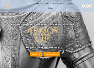 How empower2growah.com looks like on a tablet such as an iPad.