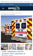 How ems1.com looks like on a mobile device such as an iPhone.