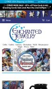 How enchantedjewelry.com looks like on a mobile device such as an iPhone.