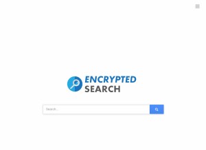 How encryptedsearch.org looks like on a tablet such as an iPad.