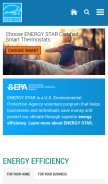 How energystar.gov looks like on a mobile device such as an iPhone.
