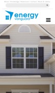 How energyvanguard.com looks like on a mobile device such as an iPhone.