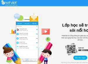 How enetviet.com looks like on a tablet such as an iPad.