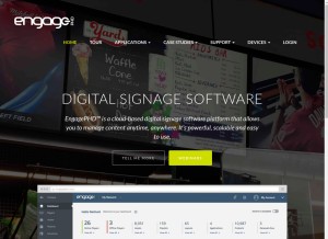 How engagephd.com looks like on a tablet such as an iPad.
