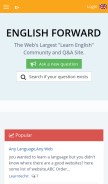 How englishforums.com looks like on a mobile device such as an iPhone.