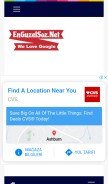 How enguzelsoz.net looks like on a mobile device such as an iPhone.