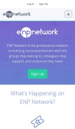 How enpnetworkmail.com looks like on a mobile device such as an iPhone.