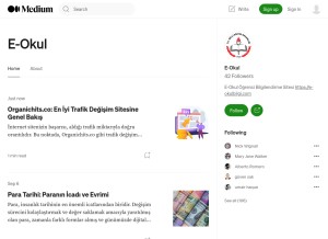 How eokul.medium.com looks like on a tablet such as an iPad.