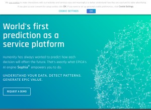 How epica.ai looks like on a tablet such as an iPad.