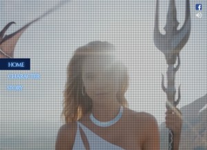 How epicaction-online.com looks like on a tablet such as an iPad.