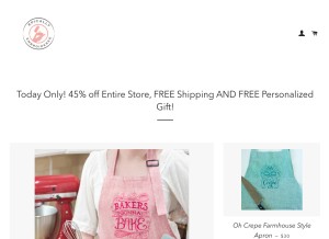 How epicallyembroidered.com looks like on a tablet such as an iPad.