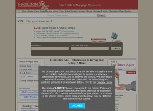 How epodunk.com looks like on a tablet such as an iPad.
