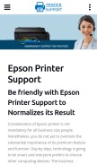 How epsonprintersupport.co looks like on a mobile device such as an iPhone.