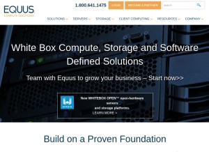 How equuscs.com looks like on a tablet such as an iPad.