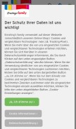 How ernstings-family.de looks like on a mobile device such as an iPhone.