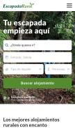 How escapadarural.com looks like on a mobile device such as an iPhone.