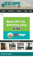 How escapeforum.org looks like on a mobile device such as an iPhone.
