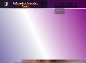 How escortsdehradun.club looks like on a tablet such as an iPad.