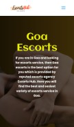 How escortshub.online looks like on a mobile device such as an iPhone.