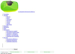 How escuelapedia.com looks like on a tablet such as an iPad.