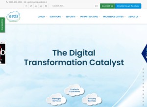 How esds.co.in looks like on a tablet such as an iPad.