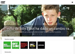 How esgentside.com looks like on a tablet such as an iPad.