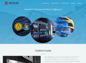 How eso-es.net looks like on a tablet such as an iPad.