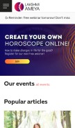 How esotericsworld.com looks like on a mobile device such as an iPhone.
