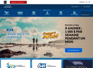 How espacejeux.com looks like on a tablet such as an iPad.