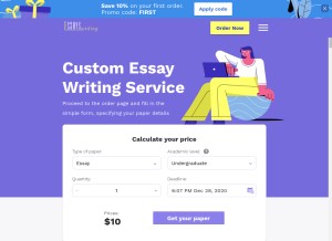 How essayswriting.org looks like on a tablet such as an iPad.