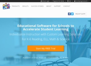 How essentialskills.com looks like on a tablet such as an iPad.
