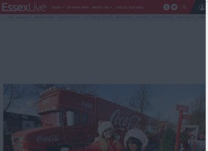 How essexlive.news looks like on a tablet such as an iPad.
