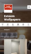 How esteemwallpapers.com looks like on a mobile device such as an iPhone.