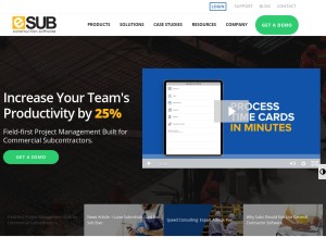 How esub.com looks like on a tablet such as an iPad.