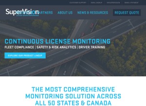 How esupervision.com looks like on a tablet such as an iPad.