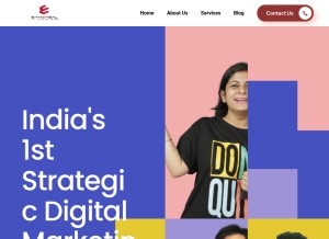 How etherealitsolutions.com looks like on a tablet such as an iPad.