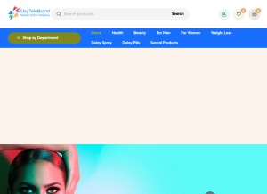 How etsytelebrand.com looks like on a tablet such as an iPad.